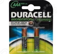 Набор батареек аккумуляторных Duracell HR03-2BL