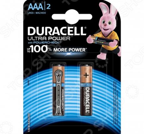 Набор батареек щелочных Duracell LR03-2BL Ultra Power