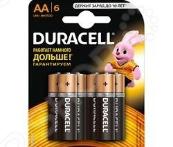 Набор батареек щелочных Duracell LR6-6BL Basic