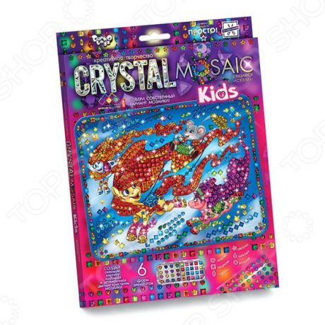 Набор для творчества Danko Toys Crystal Mosaic Kids «Пони»