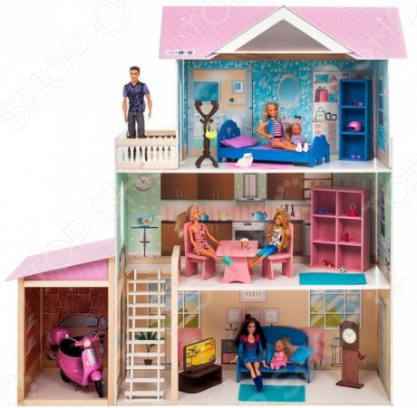 Кукольный дом с аксессуарами PAREMO «Розали Гранд»