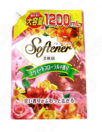 Кондиционер для белья Nihon Detergent Sweet Floral со сладким цветочным ароматом