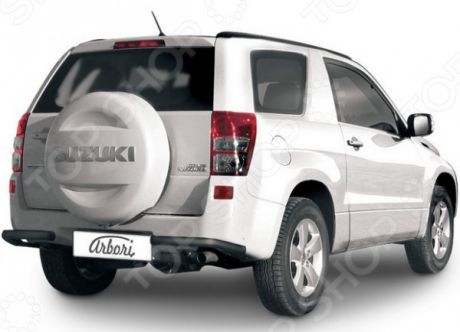 Защита заднего бампера «уголки» Arbori Suzuki Grand Vitara 3 Dr, 2008-2012