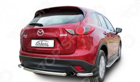 Защита заднего бампера Arbori Mazda CX-5, 2011