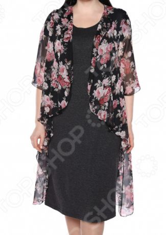 Платье Гранд Гром «Анжелика». Цвет: черный, розовый