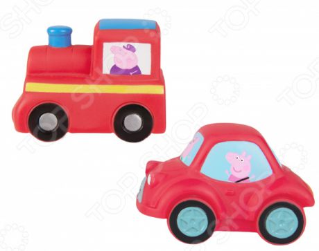 Набор детских игрушек для ванны Peppa Pig «Транспорт Пеппы»