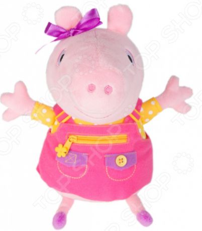 Мягкая игрушка со звуком Peppa Pig «Пеппа учит одеваться»