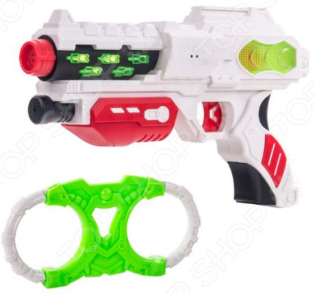 Набор игровой: наручники и бластер Fun Red со свето-звуковыми эффектами