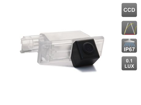 CCD штатная камера заднего вида с динамической разметкой AVIS Electronics AVS326CPR (#140) для FIAT Scudo (2007-...)/ PEUGEOT 508 (2011-...)/ 1007/ 207СС/ 301/ 307/ 308/ 407/ 408/ RCZ/ 508/ 607/ Expert III Tepee / 807