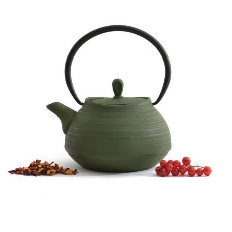 Заварочный чайник чугунный 1,1л (зеленый) BergHOFF Studio 1107113