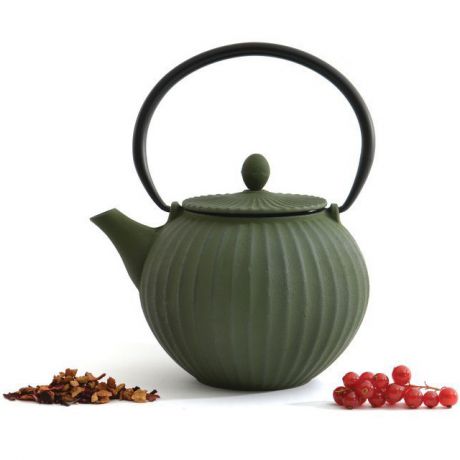 Заварочный чайник чугунный 1,3л (зеленый) BergHOFF Studio 1107118