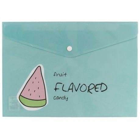Папка-конверт А4 на кнопке Flavored