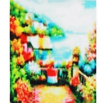 Набор для творчества, Рыжий кот, Алмазная мозаика Вид на бухту (блест.) 30*40см. с подр. с полн. заполн. 27 цв ST-392
