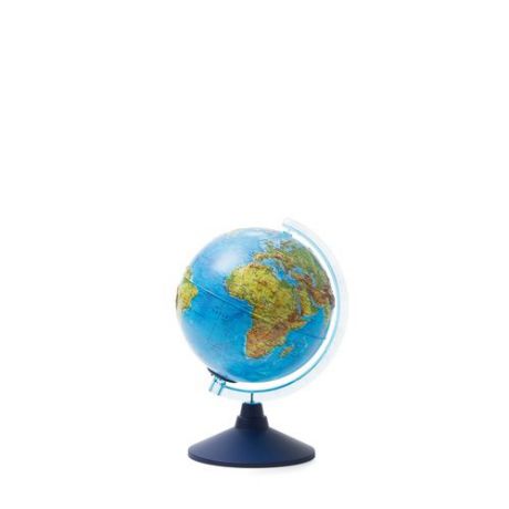 Глобус Globen d=21см Земли физико-политический рельефный с подсветкой от батареек Серия Класси