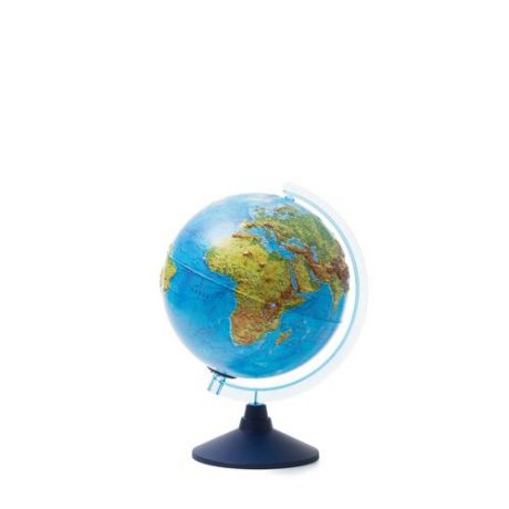 Глобус Globen d=25см Земли физико-политический рельефный с подсветкой от батареек Серия Класси