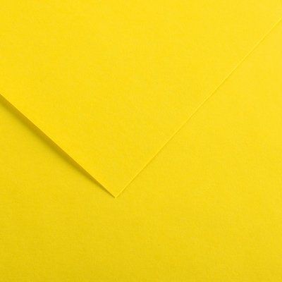 Бумага цветная Iris Vivaldi 120г/м.кв 21*29.7см №04 Желтый канареечный (1 лист)