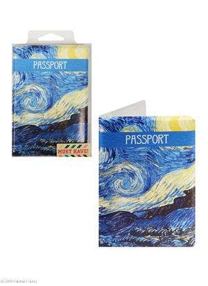 Обложка для паспорта Винсент Ван Гог Звездная ночь (ПВХ бокс)