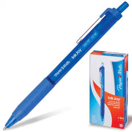Ручка, шариковая, автоматическая, Paper Mate/Пэйпер Мэйт, InkJoy 300 RT", 1,0 мм, синяя"