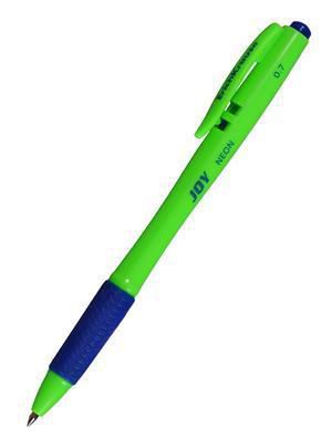 Ручка шариковая автоматическая синяя JOY Neon, Ultra Glide, Erich Krause/Эрих Краузе