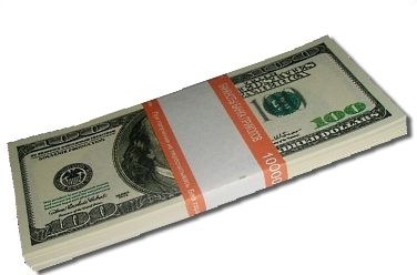 Сувенир Печатная продукция Сувенирные деньги "100 $"