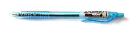 Ручка шариковая автоматическая Office Point/Офис Поинт Ice 0,7мм синяя