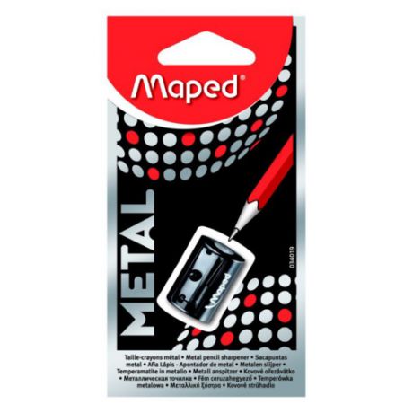 Точилка металлическая Maped/Мапед Metal одно отверстие