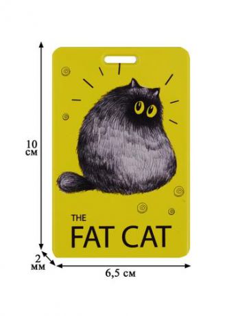 Чехол для карточек Fat cat (ДК2018-158)