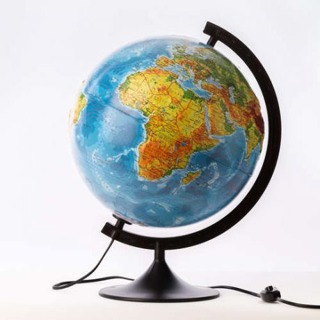 Глобус Globen/Глобен d=320мм Серия Классик Физико-политический, рельефный, с подсветкой