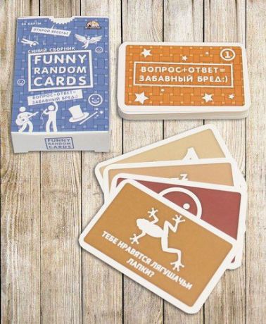 Игра для вечеринок Funny Random Cards Сборник №4. ТМ Игрополис ИН-0183