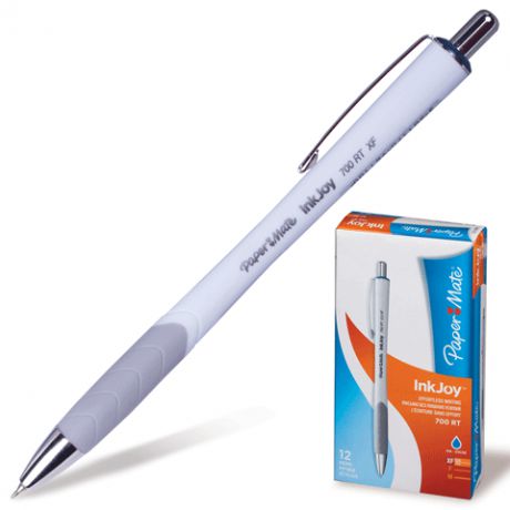 Ручка, шариковая, автоматическая, Paper Mate/Пэйпер Мэйт, InkJoy 700 RT", 1мм, синяя"