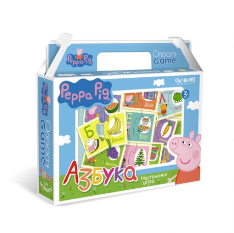 Настольная игра, Оригами, Peppa Pig Азбука 01573