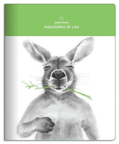 Тетрадь, 48л. А5 (165*203) клетка Be Smart Серия Kangaroo мягкая обложка на скрепке
