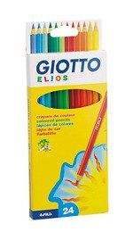 Карандаши, цветные, GIOTTO/Джиотто Elios, 24 цвета, в коробке