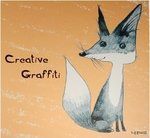Скетчбук, Sketchbook Creative Graffiti (80л) (21х21)