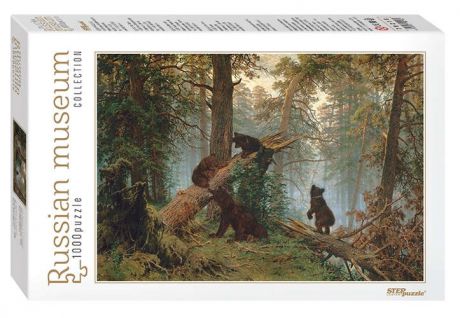 Пазл Step puzzle/Степ Пазл 1000 эл. 680*480 Коллекция Русские музеи Утро в сосновом лесу