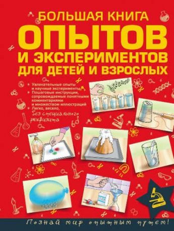 Вайткене, Любовь Дмитриевна ДляСамЛюбознат Большая книга опытов и экспериментов для маленьких детей и взрослых