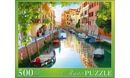 Пазл Masterpuzzle 500 эл 50*34,5см Венецианский канал - 1 ГИМП500-6151