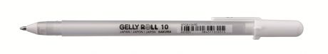 Ручка гелевая Gelly Roll белая толстый стержень 10
