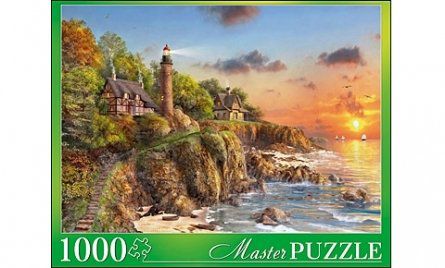 Пазл Masterpuzzle 1000эл. Доминик Дэвисон. Маяк на закате МГМП1000-6914