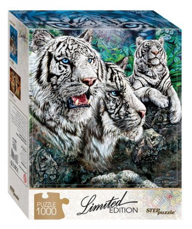 Пазл Step puzzle/Степ Пазл Найди 13 тигров (Limited Edition) 1000эл.,68*48см. 79808