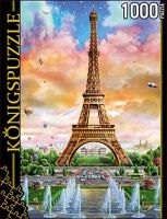 Пазл Konigspuzzle 1000 эл 68,5*48,5см Париж. Эйфелева башня МГК1000-6482