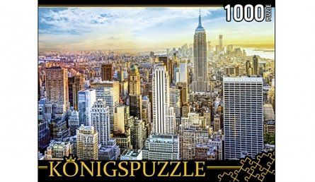 Пазл Konigspuzzle 1000эл.Панорама Нью-Йорка Гик1000-8223