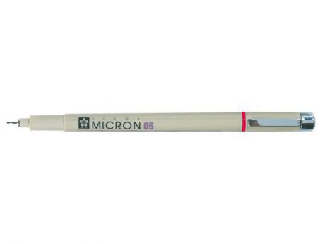 Ручка профессиональный линер PIGMA MICRON 0,45мм Красный