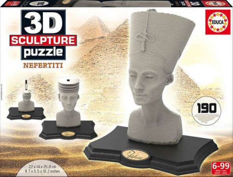 Паззл 3D скульптурный Educa 190 эл. 22*14*23см Нефертити
