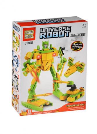 Конструктор-трансформер Универсальный робот зеленый (коробка) (15-02276-81108-01)
