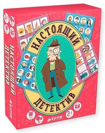 Настольная игра, Clever, Настоящий детектив /Карякина О.