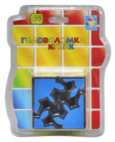 Игрушка, 1TOY/Вантой, Головоломка кубик 3D, 3*3 куб, 6см, блистер Т57365
