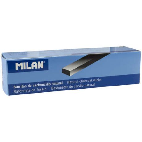 Уголь натуральный Milan/Милан Набор 4шт 15-7мм, прямоугольный