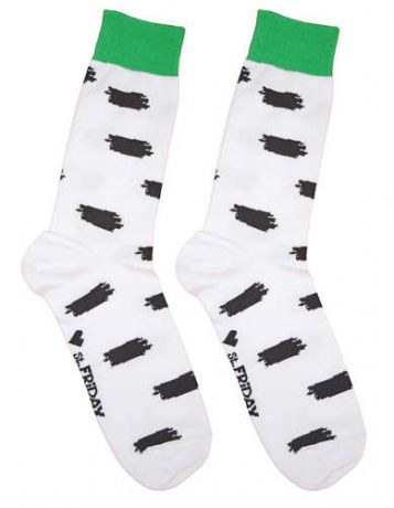 Дизайнерские носки St.Friday Socks, белый, B-ber