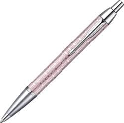 Ручка шариковая Parker/Паркер IM Premium Vacumatic K224 (1906771) розовый жемчуг M синие чернила подар.кор.